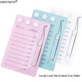 Acrylic Lash Tile Eyelash Tray Pallet Eyelash Extension With Magnet Acrylic Lashes Holder Eyelash Extension Tools