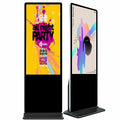 Floor Stand 43 55 Inch Indoor Interactive Digital Signage LCD Display Advertising Information Touch Screen Kiosk