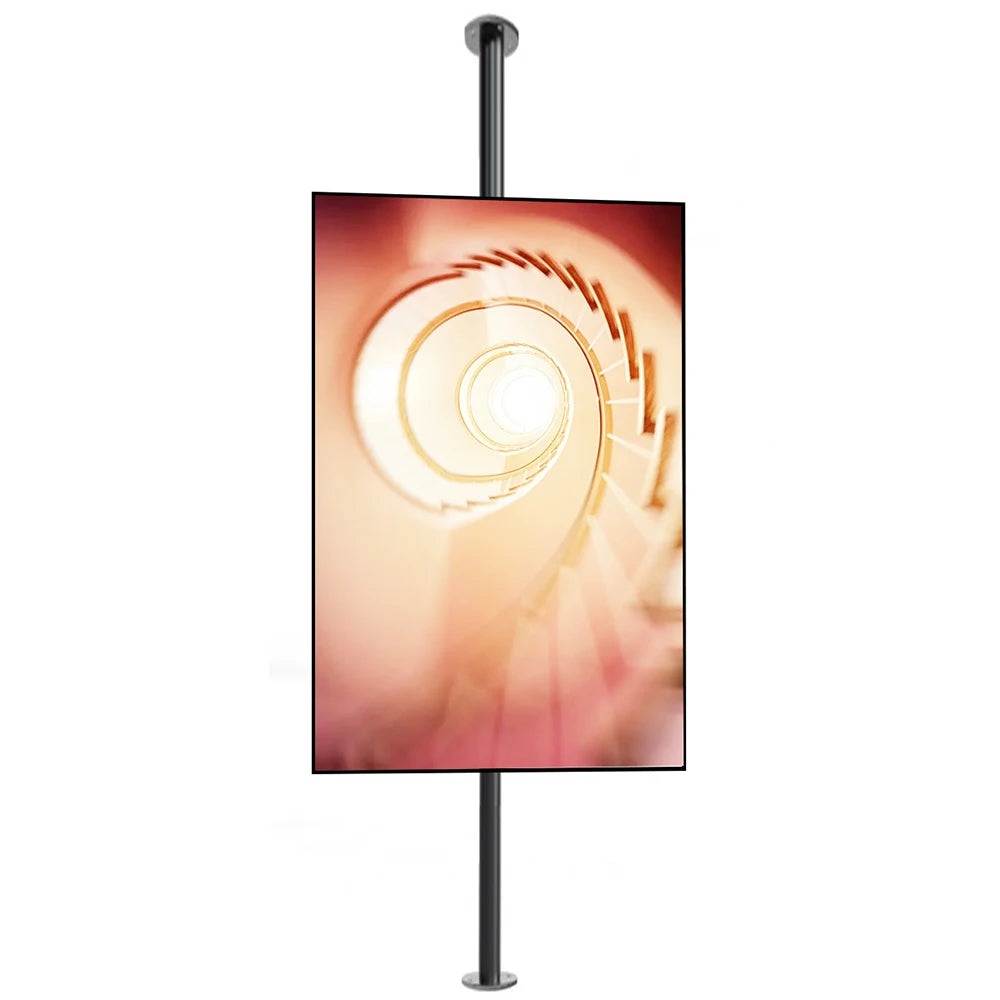 VISIGN Shop Window Display High Brightness 3500 Nits Wifi Cloud CMS Software Lcd Digital Hanging Window Kiosk