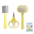 Factory Wholesale 3 in 1 Pet Products Pet Clean Tool Dog Pet Grooming Brush Kit Comb for Removing Tangles and Knots