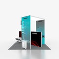 Quick Set up Aluminum Alloy Tube Exhibition Stand 20x20ft Portable Standard Trade Show Booth Display
