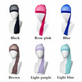 Spandex Braid Loc Cap for Bun Black Stocking Braid Cylinder for Topknot 70cm Hair Sleeve for Protective Weaves Hairnet Hat