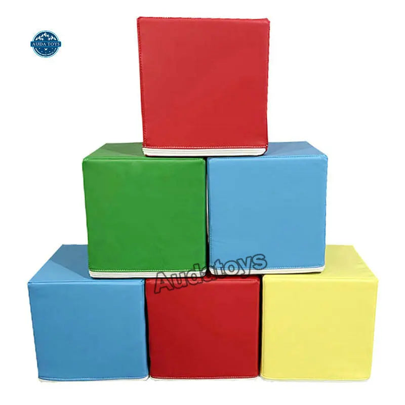 Custom Rainbow Wooden Soft Play Blocks Waterproof Packaging 1-Year Warranty for Indoor Toddler Playground Home School