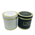 Custom Logo Printed Small Round Paper Tube Box for Jewelry & Gifts with Embossing Matt Lamination & UV Coating