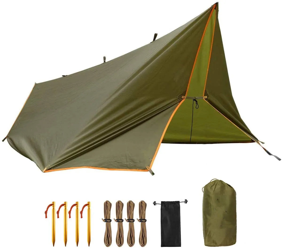 For Woqi Waterproof Tent Footprint Shelter Sunshade Cloth Picnic Mat Outdoor Awning Hiking Hammock Camping Rain Fly for Camping