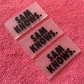 Rectangle Soft Stitching on Embossed Transparent Rubber Labelpromotional Design clear Silicone Rubber Patch for Jeans