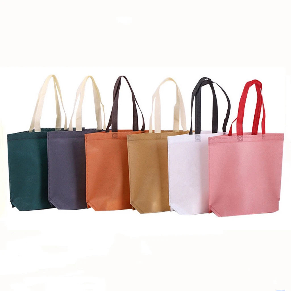 Factory Custom Promotional Non Woven Bag Logo Printed Non-woven Tote Bag Reusable Grocery Shopping PP Non Woven Bag