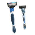 RTS 5 Blade Refreshment Shave Razor Metal Handle Men's Face Shaving Razor System Razor