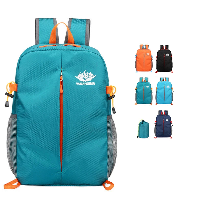 Ultra-light Portable Folding Backpack Large Capacity Waterproof Polyester 20-37L Outdoor Climb Travel Hiking