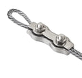 M3 M4 Stainless Steel Duplex 2-Post Cable Clamp Wire Rope Clip Cable Clamp
