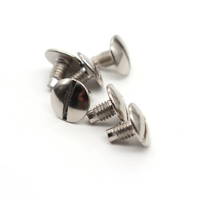 China Factory High Quality Steel Nickel Color Slotted Truss Mushroom Round Head Machine Screw with Point