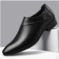 New Men's Business Leather Shoes Man Vintage Formal Dress Shoes Male Fashion Casual Shoes Shock-Absorbant Breathable Footwear