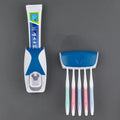 Family Dustproof Toothpaste Wall Mounted Kids Hands Free Toothpaste Squeezer Toothbrush Holder Toothpaste Dispenser Set