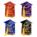 Graduation Theme Candy Paper Boxes Wholesale With Tassel Party Favour Chocolate Boxes Gift Treat Box for Kids' Graduation Party