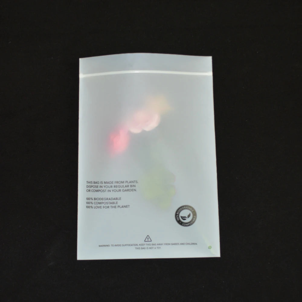 Bpi Certified Biodegradable Compostable Transparent Poly Cellophane Bags