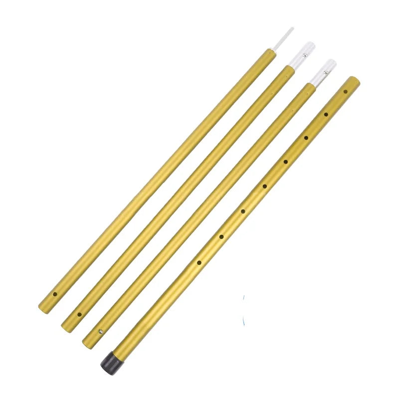 OEM Custom Outdoor Telescopic Adjustable Aluminum 6061 Tarp Pole Camping Tent Poles