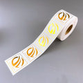 Hot Selling Low Qty Packaging Label Thank You Sticker for Small Business Free Design Paper Sticker