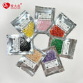 1000pcs/bag Melee Small Size Colored Cubic Zirconia Stone Star Cut Round Brilliant Cut Loose Cz