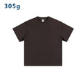 305g Men's Heavyweight Pure Cotton Oversize Short-Sleeved Youth Boxy T-Shirt