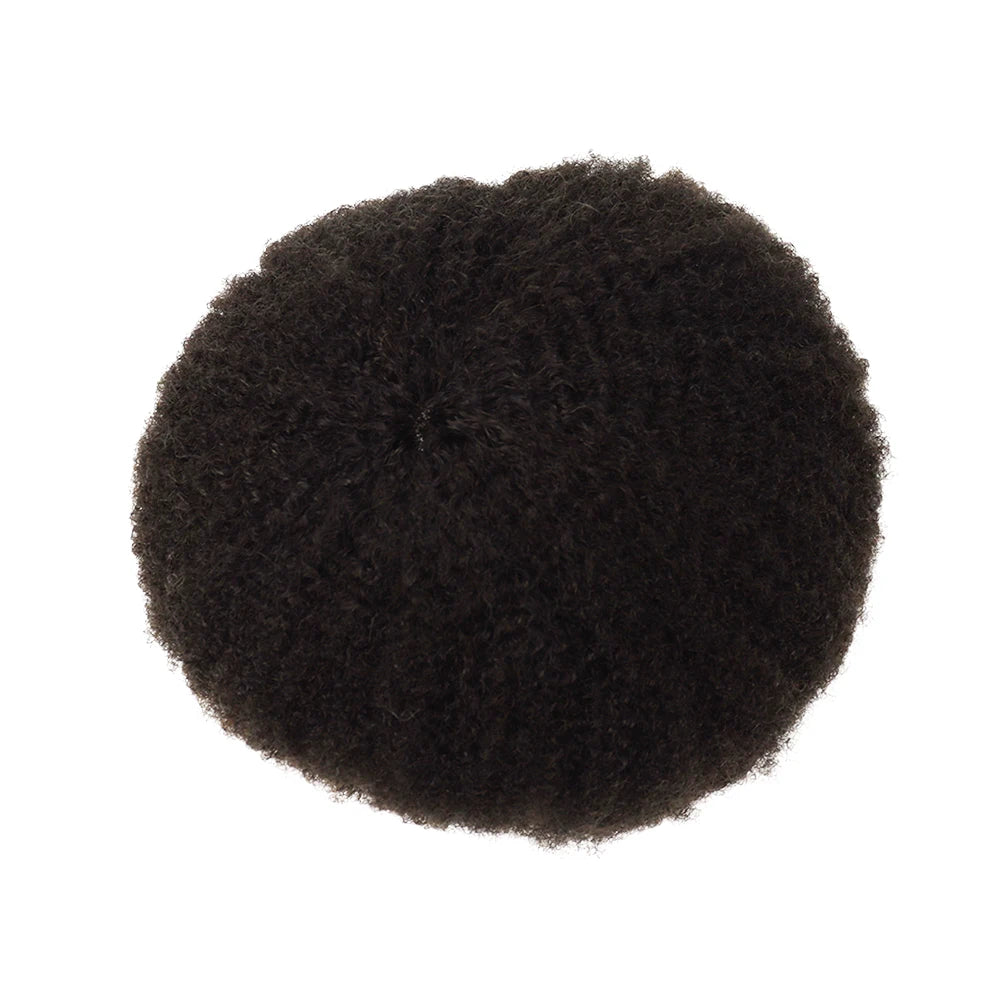 Afro Men Toupee Men's Wigs Breathable Lace Male Hair Capillary Prosthesis 6" System Unit 100% Human Hair Wig for Men
