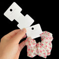 MIO Custom Hair Band Holder Folding Cardboard Headband Display Card Fashion Jewelry Packaging Card Hair Accessories Hanging Card