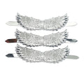 Custom Wing-shaped Car Mat Logo Metal Label for Car Seat Cover