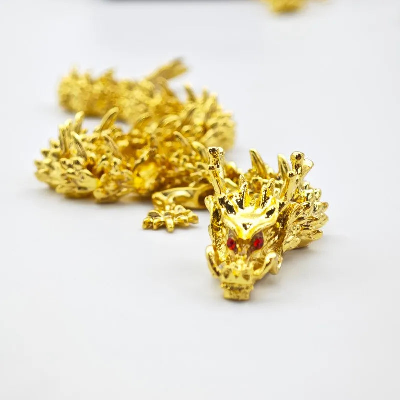 Cheap Gold Dragon Metal Alloy 3d Printed Dragon Metal 3d Printing CNC Machined Stainless Steel Bronze Chinese Dragon Ornament