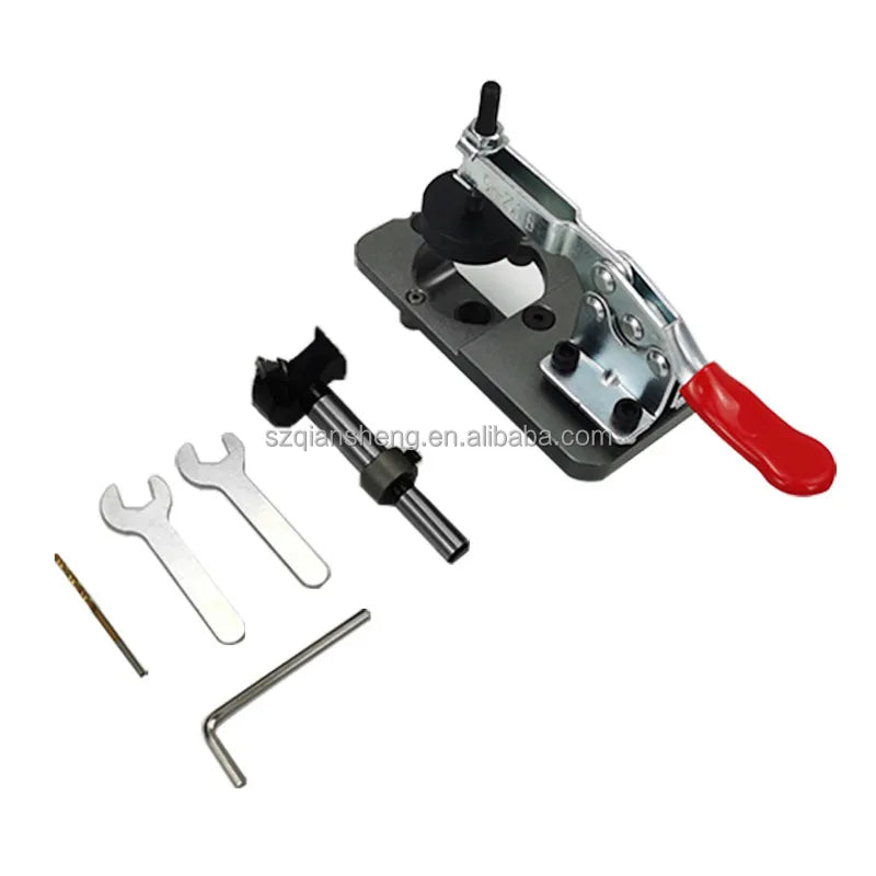 Woodworking Tool 35mm Hinge Hole Device Drilling Guide Locator Cabinet Door Aircraft Hinge Opener Door Cabinets