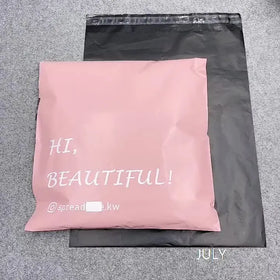 Custom logo Printed Transparent Packaging Bags Biodegradable Poly Mailer