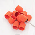 Orange Plastic Nail Sanding Caps Beauty Tools for Manicure & Pedicure Grinding Machine