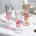 Ins Tall Glass Beer Juice Cup Thickened Round Decorative Goblet champagne Glass