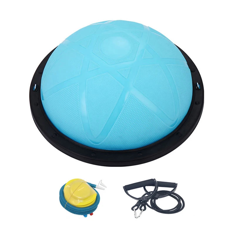 Factory Direct Sales Custom Pilates Half Ing Gym Yoga Balance Trainer Ball Fitness Hemisphere