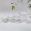 PET 30 50 60 80ml Cylindrical Coffee Biscuit Candy Honey Cake Transparent Food Plastic Cans