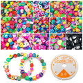 Factory Wholesale Colorful Polymer Clay Beads Sets  Fruit Clay Beads DIY Bracelet Necklace Accessories
