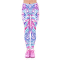 Wholesale Women's Mid Waist Athletic Leggings Yoga 3D Digital Printed Breathable Four-way Stretch Eco-Friendly Anti-UV