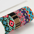 Colorful DIY Handmade Gift Retro Bohemian Women Thread Braided Cotton Friendship Bracelets