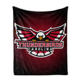 Custom Printed Logo Anti-Pilling Portable Fleece Throw Blanket Woven Plain Style Home Use for Winter Promotions