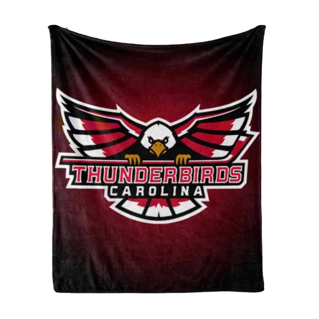Custom Printed Logo Anti-Pilling Portable Fleece Throw Blanket Woven Plain Style Home Use for Winter Promotions