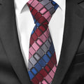 Factory Direct Men's Casual Colorful Necktie ultra Narrow 6cm Plaid Polyester Tie for Parties Wholesale