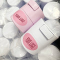 Wholesale Pink White Eyelash Glue Storage Container tank for Lash Glue Dry Custom logo Lash Extensions Glue Container