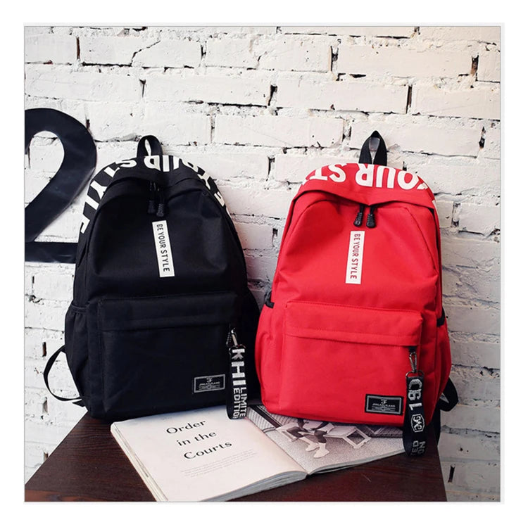 Waterproofing Custom Made 2023 New Simple Trendy Design Green Canvas Middle School Bag Women College Bag