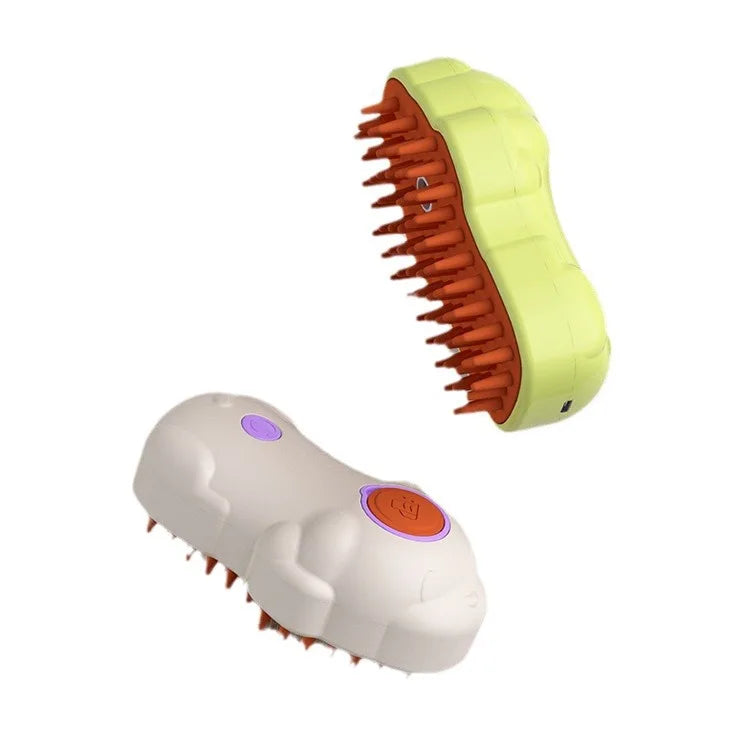 Steamy Cat Brush Pet Silicone Massage Spray Comb Self Cleaning Hair Removal Brush Electric Pet Cat Steam Brushes
