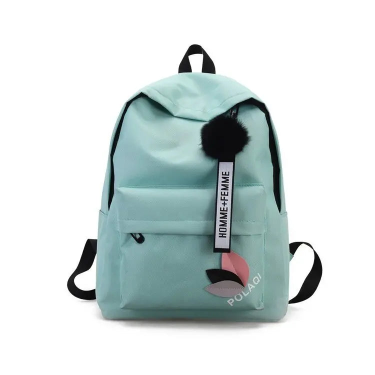 Wholesale Student Schoolbag New Trend Korean Style Fashion Backpack with Large Capacity Travel Backpack for Women