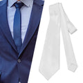 Custom Adult Polyester Tie White DIY Sublimation Blank Tie Birthday Wedding Graduation Party Business Tie