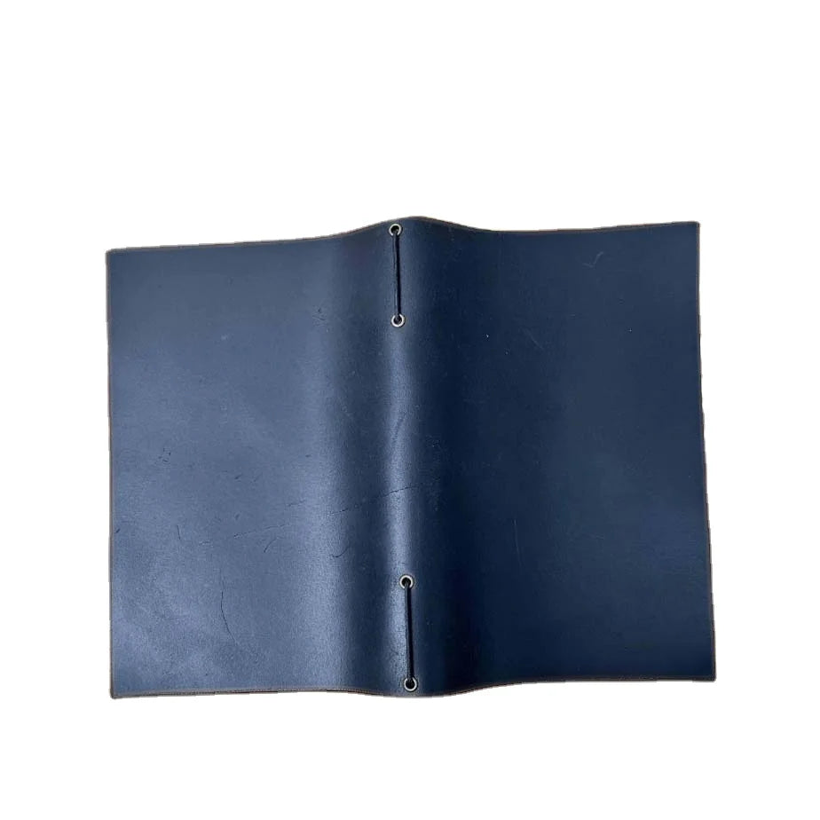 A4 Real Leather Menu Cover Book With Elastic Cord Bill List Check Holder Quick Ship Cafe Bar Menu Covers Holders for Restaurant