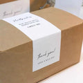 Self Adhesive Packing Label with Printing logo Custom Printed Texture Paper Sticker