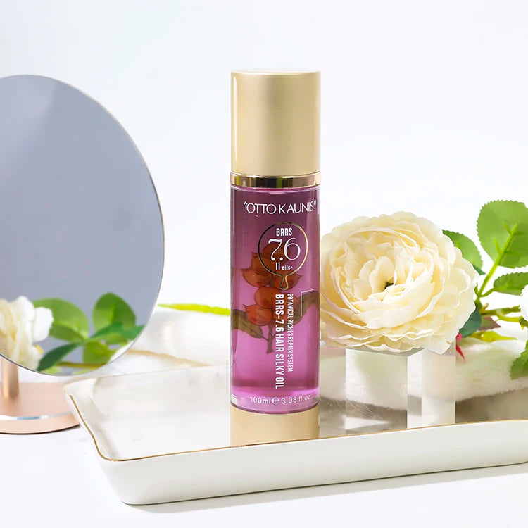 Make Hair Smooth Shine Strengthen Plant Oil Natural Vitamin Serum for Dry Frizzy Hair