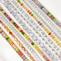 DIY Sparkling Cubic Zircon Chain Charm DIY Beach