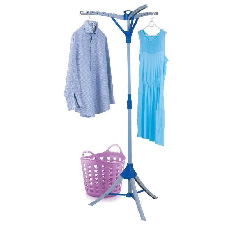 Household Clothes Dryer Rack 1-Tier Tripod Portable a Household Clothes Drying Rack
