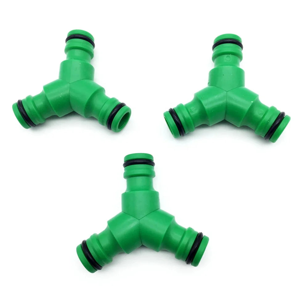 Garden 3 Way Hose Quick Connector Agriculture Irrigation Y Type Pipe Fittings Repair Coupler Hose Spliter